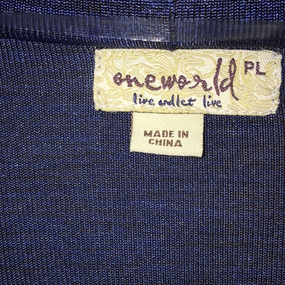 Blouse Top Drapes, Flows, Waterfall Cascades PL - Picture 3 of 9